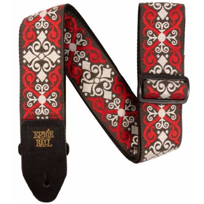 Ремень Ernie Ball Red Trellis Jacquard 4695