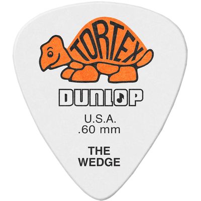 Медиатор Dunlop 424R.60 Tortex Wedge .60, Количество медиаторов: Штучные