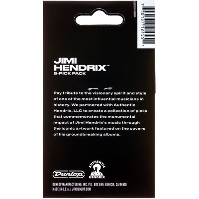 Набор медиаторов Dunlop JHP03H Jimi Hendrix Electric Ladyland, изображение 2