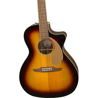 Гитара электроакустическая Fender Newporter Player WN Sunburst, изображение 3