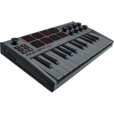 MIDI-клавиатура Akai Pro MPK Mini Grey MK3, изображение 2
