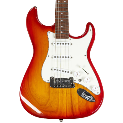 Электрогитара G&L FD S-500 Dark Cherryburst Pine MP, изображение 3