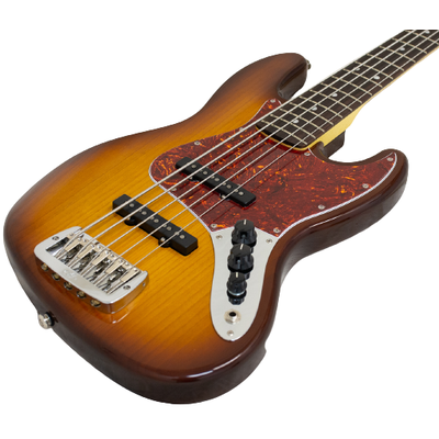 Бас-гитара G&L JB5 Old School Tobacco Sunburst CR, изображение 2