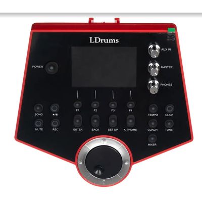 Электронная ударная установка Ldrums MK-6V-Red, изображение 5