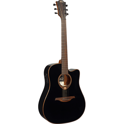 Гитара электроакустическая LAG T118DCE-BLK, изображение 2