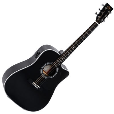 Гитара электроакустическая Sigma DMC-1E-BK
