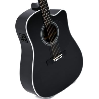 Гитара электроакустическая Sigma DMC-1E-BK, изображение 3