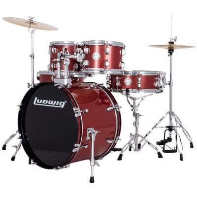 Ударная установка Ludwig Accent Drive LC19514 Red Sparkle