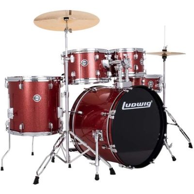 Ударная установка Ludwig Accent Drive LC19514 Red Sparkle, изображение 3