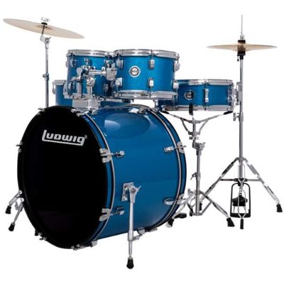 Ударная установка Ludwig Accent Drive LC19519 Blue Sparkle, изображение 3
