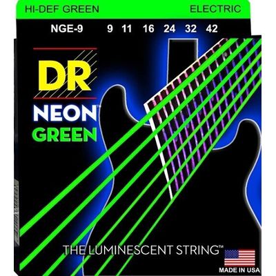 Струны для электрогитары DR Neon NGE-9 9-42