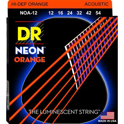 Струны для акустической гитары DR Neon NOA-12 12-54