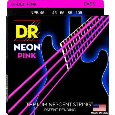 Струны для бас-гитары DR Neon NPB-45 45-105