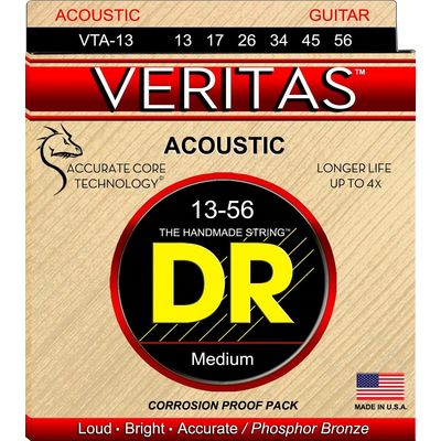 Струны для акустической гитары DR Veritas VTA-13 13-56