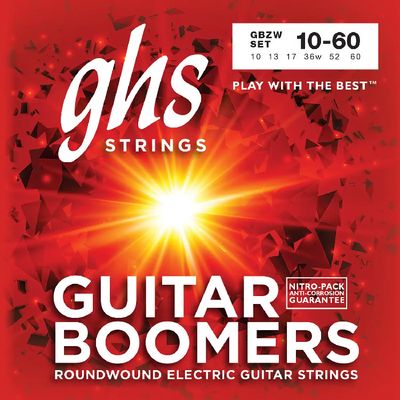Струны для электрогитар GHS GBZW Zakk Wylde 10-60