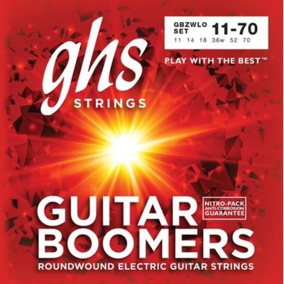 Струны для электрогитар GHS GBZWLO Zakk Wylde 11-70
