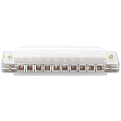 Губная гармошка Cascha HH 2277 Fun Blues C Transparent