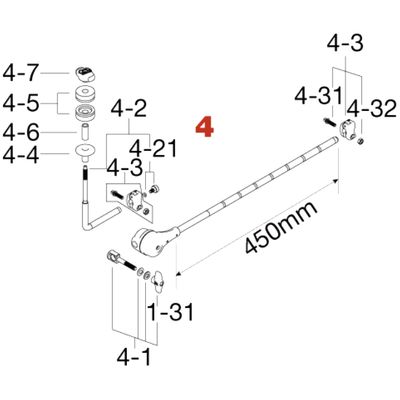 Плечо стойки Tama HC103BW4, изображение 2