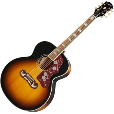 Гитара электроакустическая Epiphone J-200 Aged Vintage Sunburst Gloss
