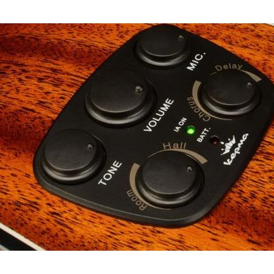 Гитара электроакустическая Kepma F1E-GA Cherry Sunburst, изображение 2