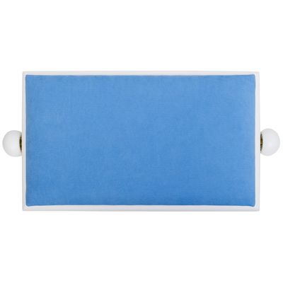 Банкетка Rockdale Rhapsody 131 SV White Blue, изображение 4