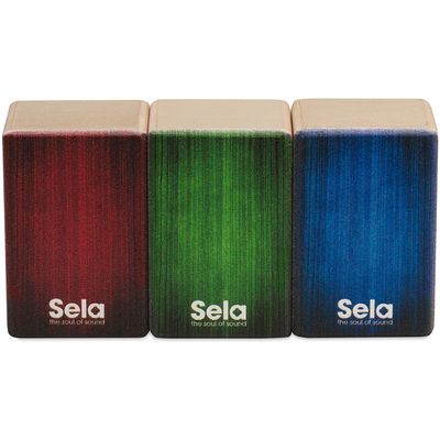Набор из трех шейкеров Sela SE 108 Mini Cajon Shaker Set, изображение 3