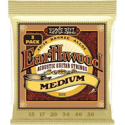 Струны для акустической гитары Ernie Ball 3002 13-56