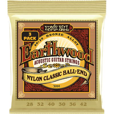 Струны для классической гитары Ernie Ball 3069 28-42