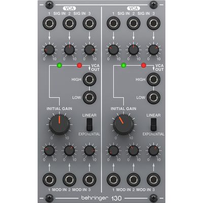 Управляемый напряжением усилитель Behringer 130 Dual VCA