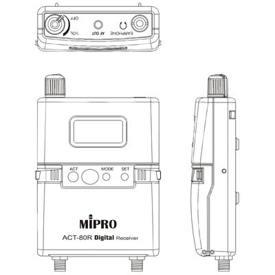 Приемник Mipro ACT-80R, изображение 2