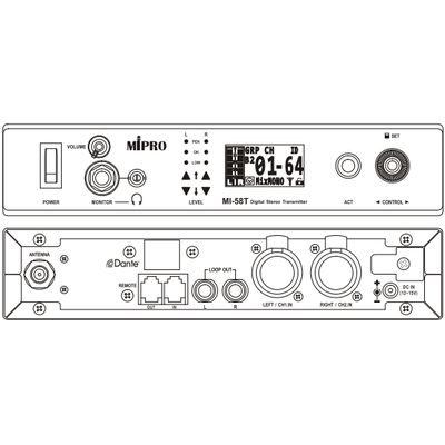 Система персонального мониторинга Mipro MI-58RT Set, изображение 4