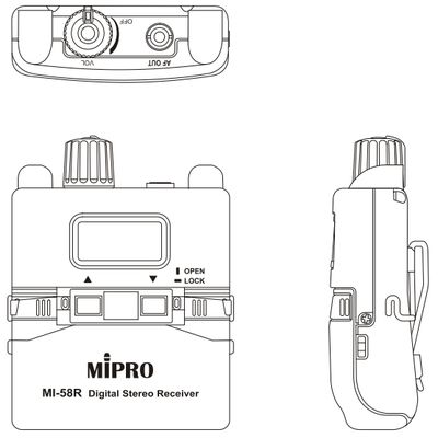 Система персонального мониторинга Mipro MI-58RT Set, изображение 5