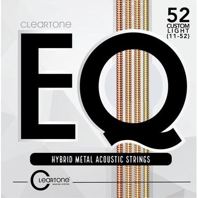 Струны для акустической гитары Cleartone 7811 EQ Hybrid Metal