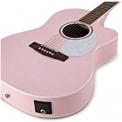 Гитара электроакустическая Cort Jade Classic Pastel Pink Open Pore w/bag, изображение 2