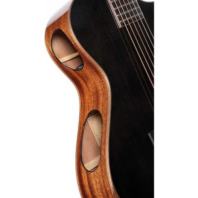 Гитара электроакустическая Cort Modern Black WCASE TBK, изображение 3