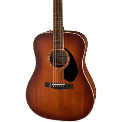 Гитара электроакустическая Fender PD-220E Mahagony Aged Cognac Burst, изображение 2