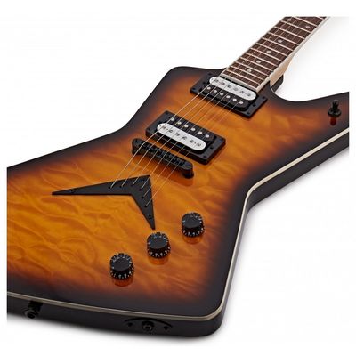 Электрогитара Dean ZX Quilt Maple Trans Brazilia, изображение 2