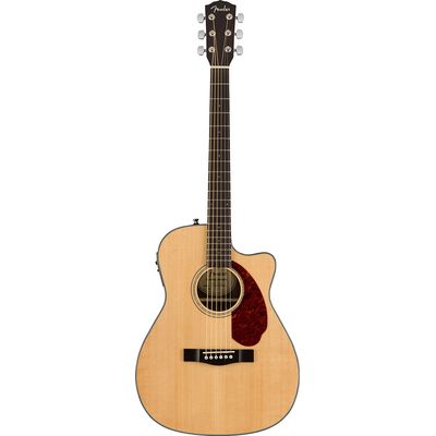 Гитара электроакустическая Fender CC-140SCE Natural, изображение 2