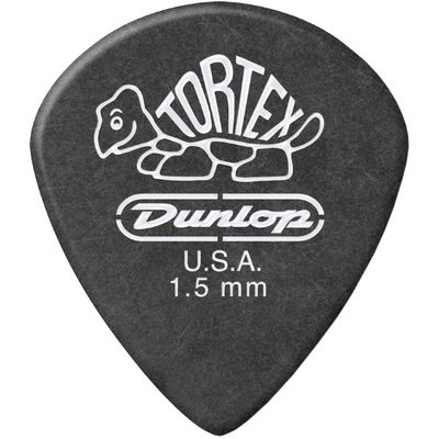 Медиатор Dunlop 482R1.50 Tortex Pitch Black Jazz III 1.50