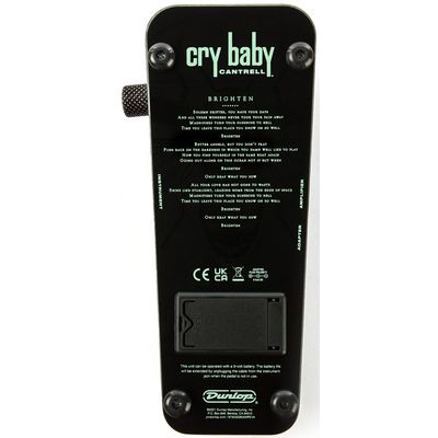 Педаль эффектов Dunlop JC95FFS Jerry Cantrell Firefly Cry Baby Wah, изображение 5