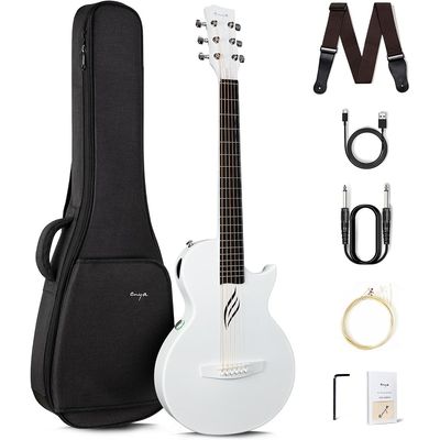 Гитара трансакустическая Enya Nova Go SP1 White, изображение 9