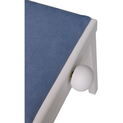 Банкетка Rockdale Rhapsody 131 White Royal Blue, изображение 5