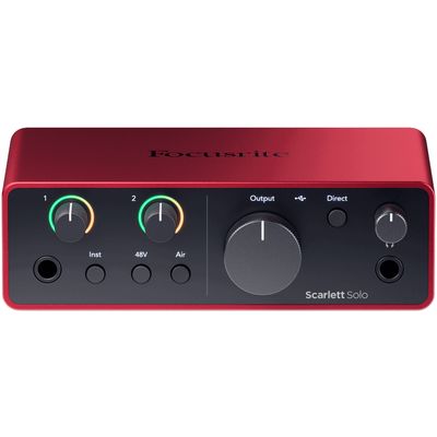 Студийный комплект Focusrite Scarlett Solo Studio 4th gen