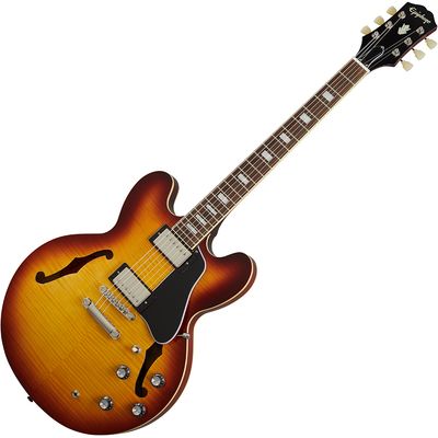 Гитара полуакустическая Epiphone ES-335 Figured Raspberry Tea Burst