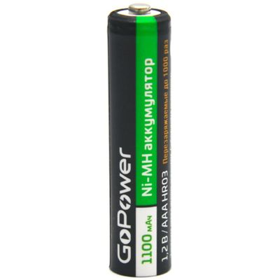 Аккумуляторы GoPower 00-00015316 ААА/НR03 Ni-MH, изображение 3