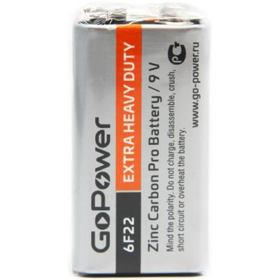 Батарейка GoPower 00-00015598 6F22