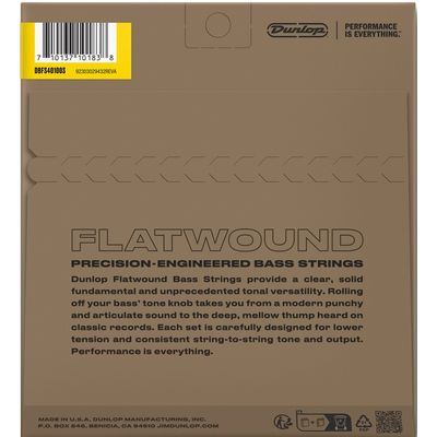Струны для бас-гитары Dunlop DBFS40100S 40-100, изображение 2