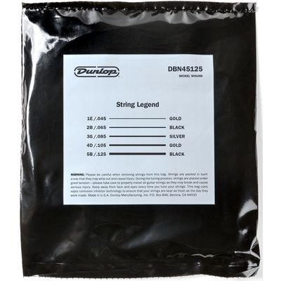 Струны для бас-гитары Dunlop DBN45125 45-125, изображение 3
