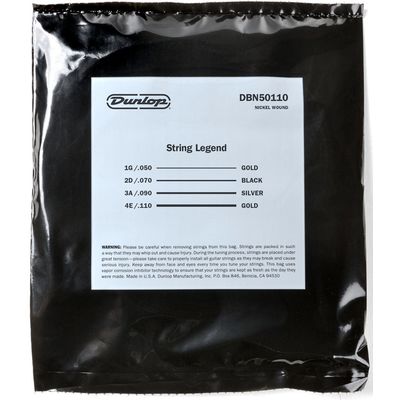 Струны для бас-гитары Dunlop DBN50110 50-110, изображение 3