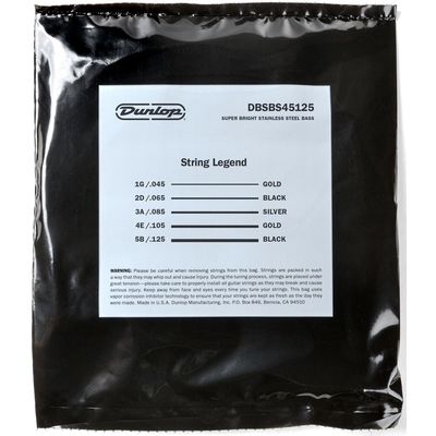 Струны для бас-гитары Dunlop DBSBS45125 45-125, изображение 3